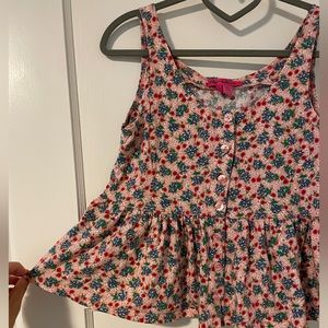 Betsey Johnson babydoll tank